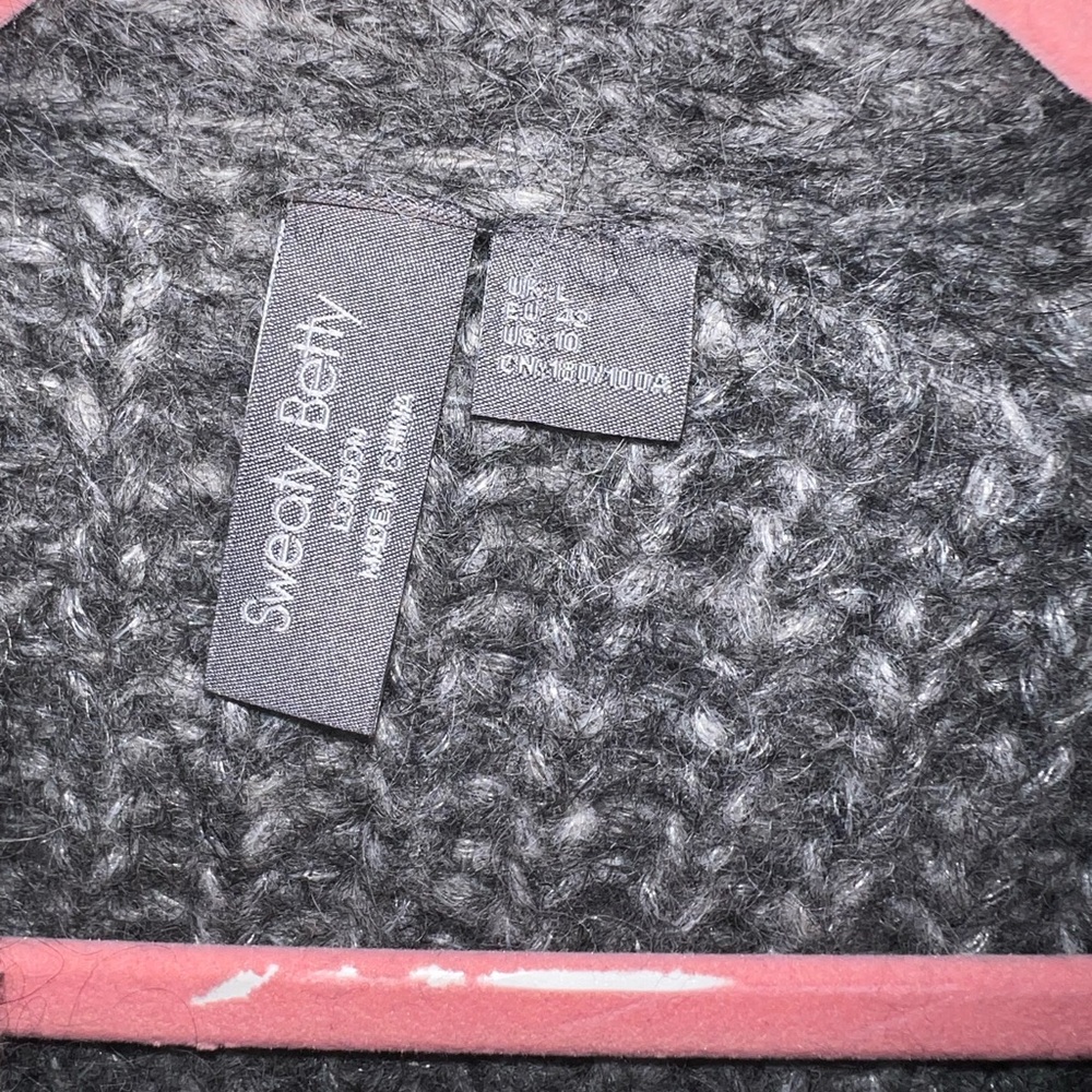 Sweaty Betty gorgeous wool sweater LIKE NEW sz L (oversized fit) - Picture 3 of 3